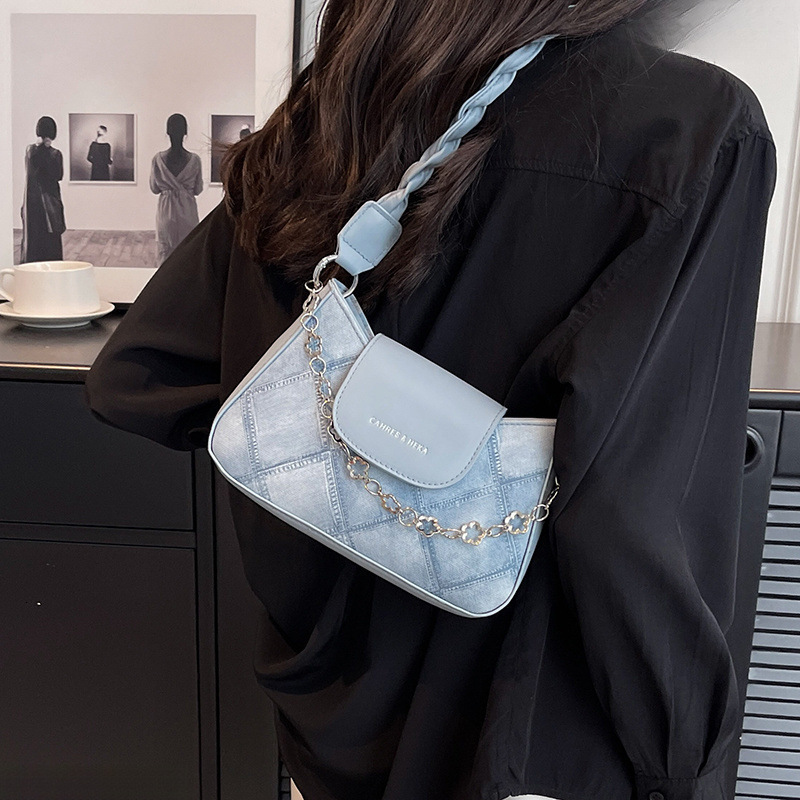 2025 autumn fashion niche women's handbag summer new texture crossbody bag popular shoulder armpit bag women's crossbody bag designer bag wo