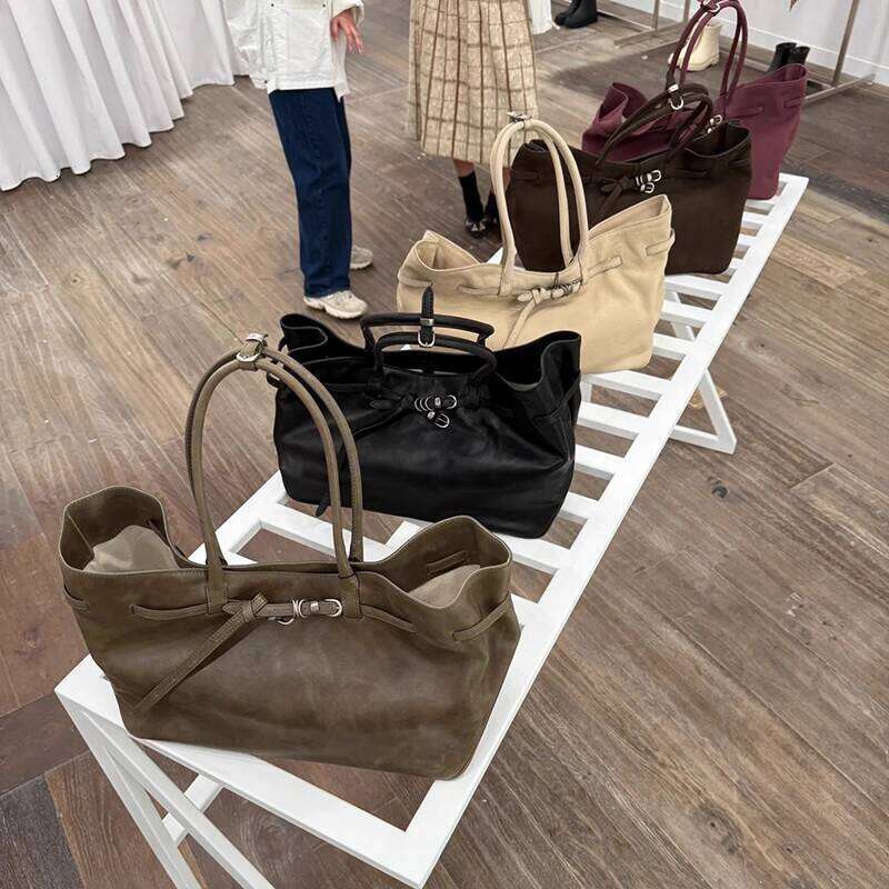 Designer Bag Tote bag Shoulder bag Niche Design Internet Celebrity Belt Buckle Suede Handbag Tote New Women S Bag Korean Trend