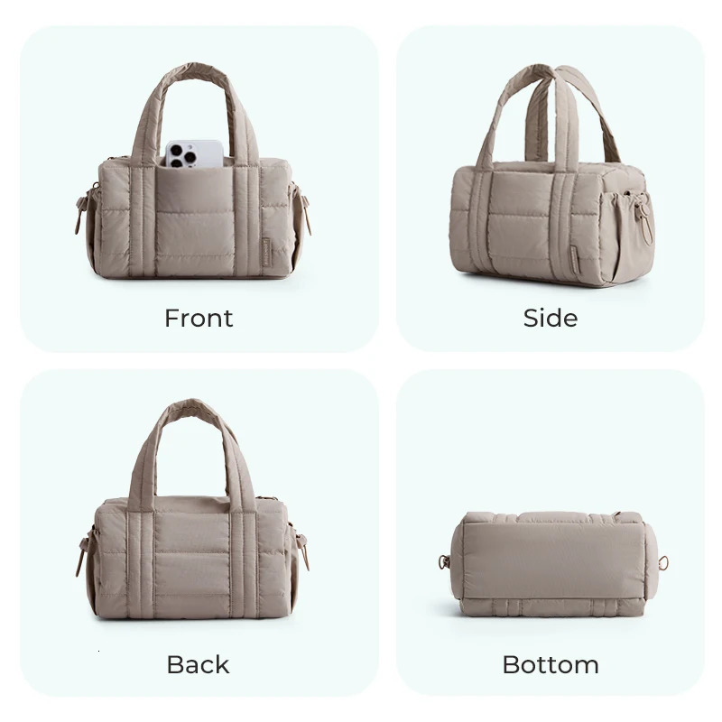 BAGSMART Hobos Crossbody Bag for Women Large Capacity Casual Shoulder Bags Multifunctional Lady Handbag Sport Travel Bag 250814