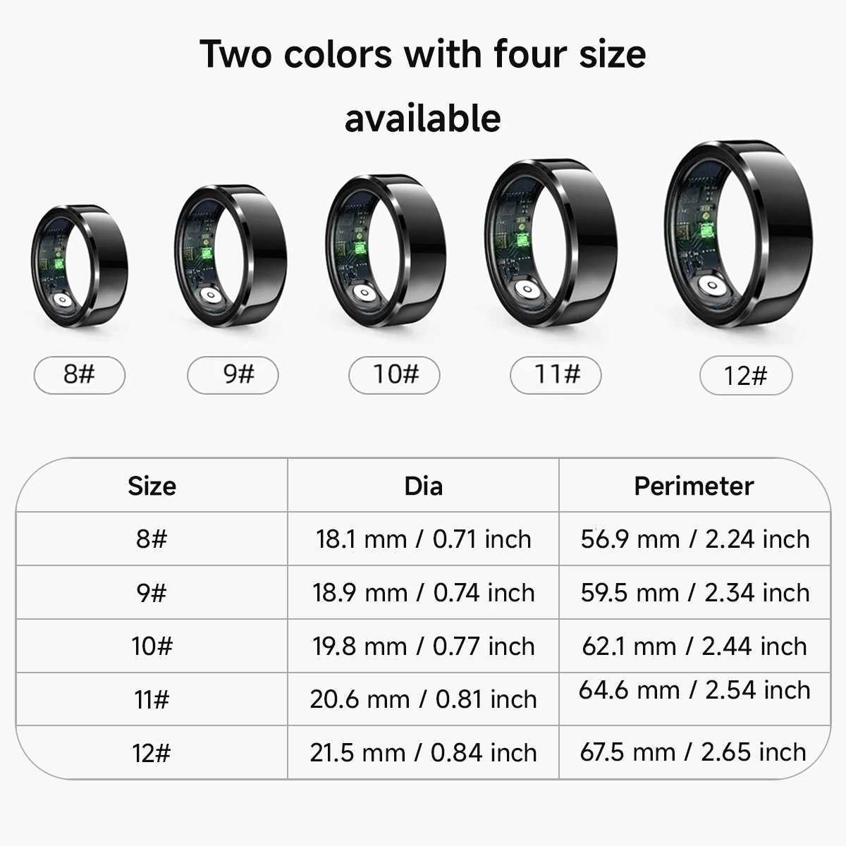 2025 New Smart Ring Sleep Monitor Health Detector IP68 Waterproof Motion Tracker Large Battery R06 Men Women Holiday Gifts Ring W250819