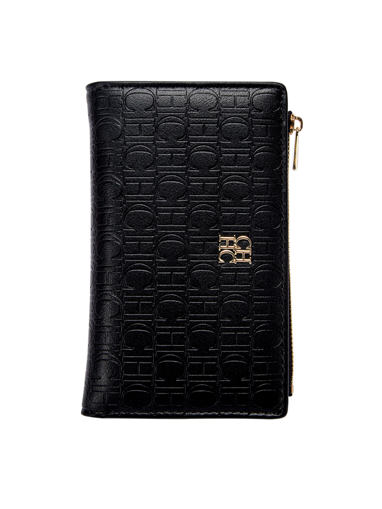 Women's Long Coin Purse Fashion Luxury Letters Solid Color Short Small Wallet Simple Square Portable Tri Fold Wallet for Ladies