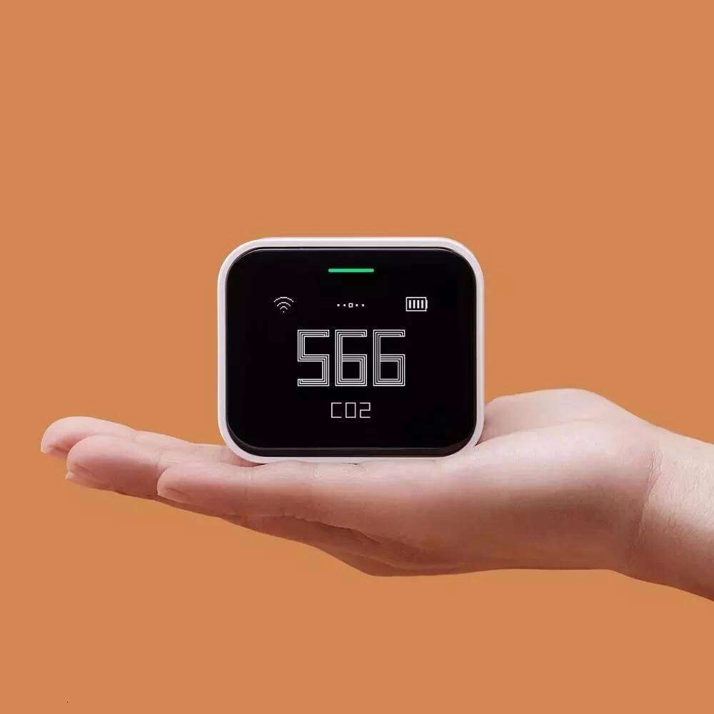 Qingping Smart Air Detector Lite CO PM Temperature Humidity Monitor Touch Screen Works With Apple Homekit Mi Home APP