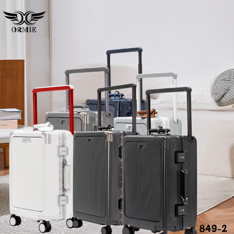 Large Capacity Cross Border Travel Suitcase - Durable Luggage With Universal Wheels & Pull Rod