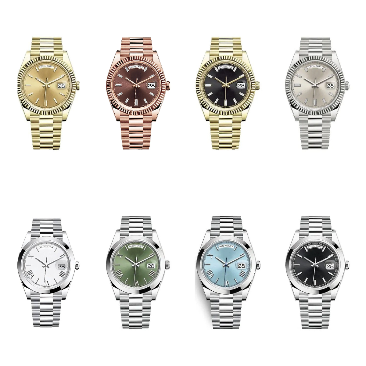 Mens watch 36mm/41mm Calendar Automatic Watches 904L Stainless steel Strap Sapphire Luminous Women Wristwatches Designer Luxury montre de luxe