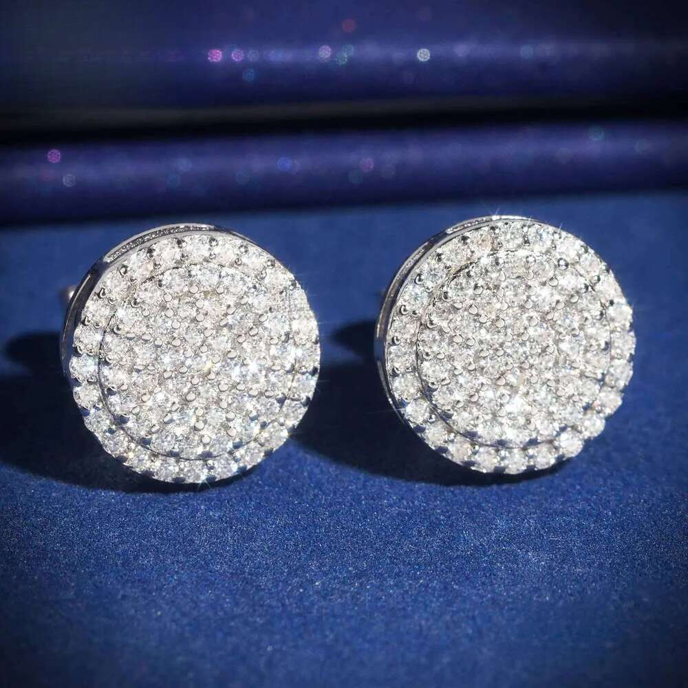 Dropshipping Dias Designs 10K Solid Gold HPHT /Moissanite Lab Grown Dia Stud Earring Fine JewelryFree of charge delivery