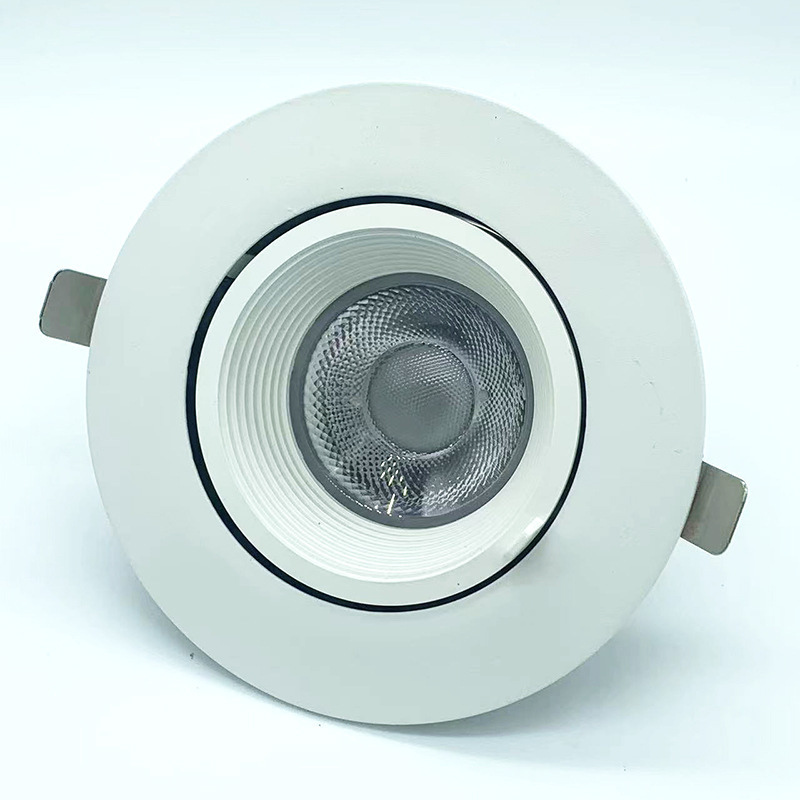 led, adjustable ceiling spotlight, 360-degree rotation, telescopic, high color rendering, clothing store elephant trunk light, embedded