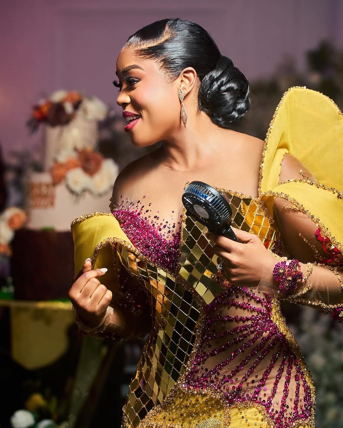 Yellow Mermaid Prom Dresses 2025 Crystals Florals Flowers Sequined Evening Formal Party Second Birthday Engagement Gowns Plus Size Dress For Special O