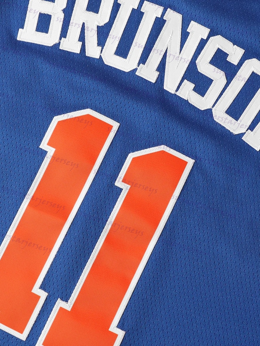 Personalized Custom Basketball Jersey Brunson Hart Towns Bridges Anunoby Women Youth Embroidered Letter Number Design