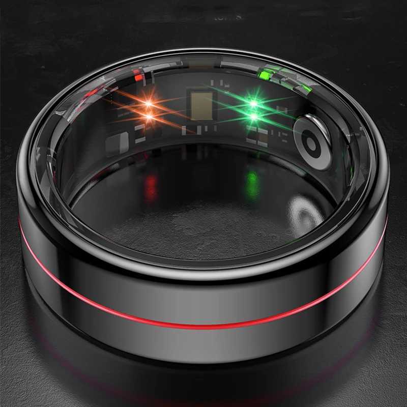 04 Smart Ring 2025 Nev Men Women Multi Sports Modes Body Temperature Hrv Health and Sleep Monitor Stainless Steel Sport Ring W250819