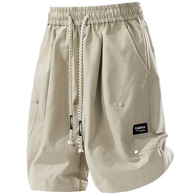 Shorts Men Summer New Mens Shorts Solid Color Cotton Casual Trousers Five Points Fitness Sweatpants Short 5839 Size 6XL 7XL 8XL W250819