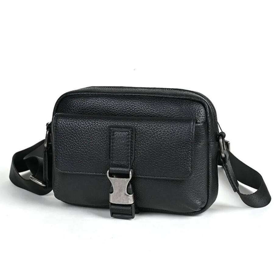 Fashion Genuine Men Women Messenger Bag Real Cow Leather Small Shoulder Crossbody Bags MINI Tablet Hasp Handbag