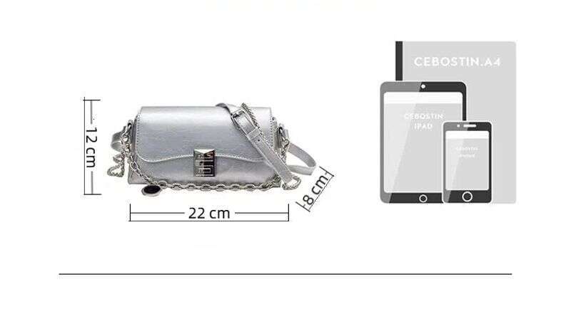 2025 French Chain Baguette - Minimalist Underarm Purse For Women, Premium Crossbody Clutch & Summer Shoulder Tote