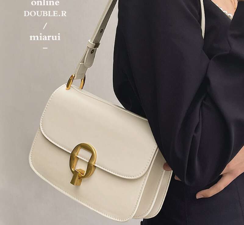 High-end armpit accordion square shoulder crossbody small bag, women's bag 2022 new trendy style large capacity