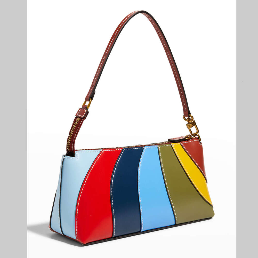 Designer Bag Tote Bag Shoulder Bag New Trendy Rainbow Underarm For Women Candy Color Patchwork Handbag Shoulder Bag