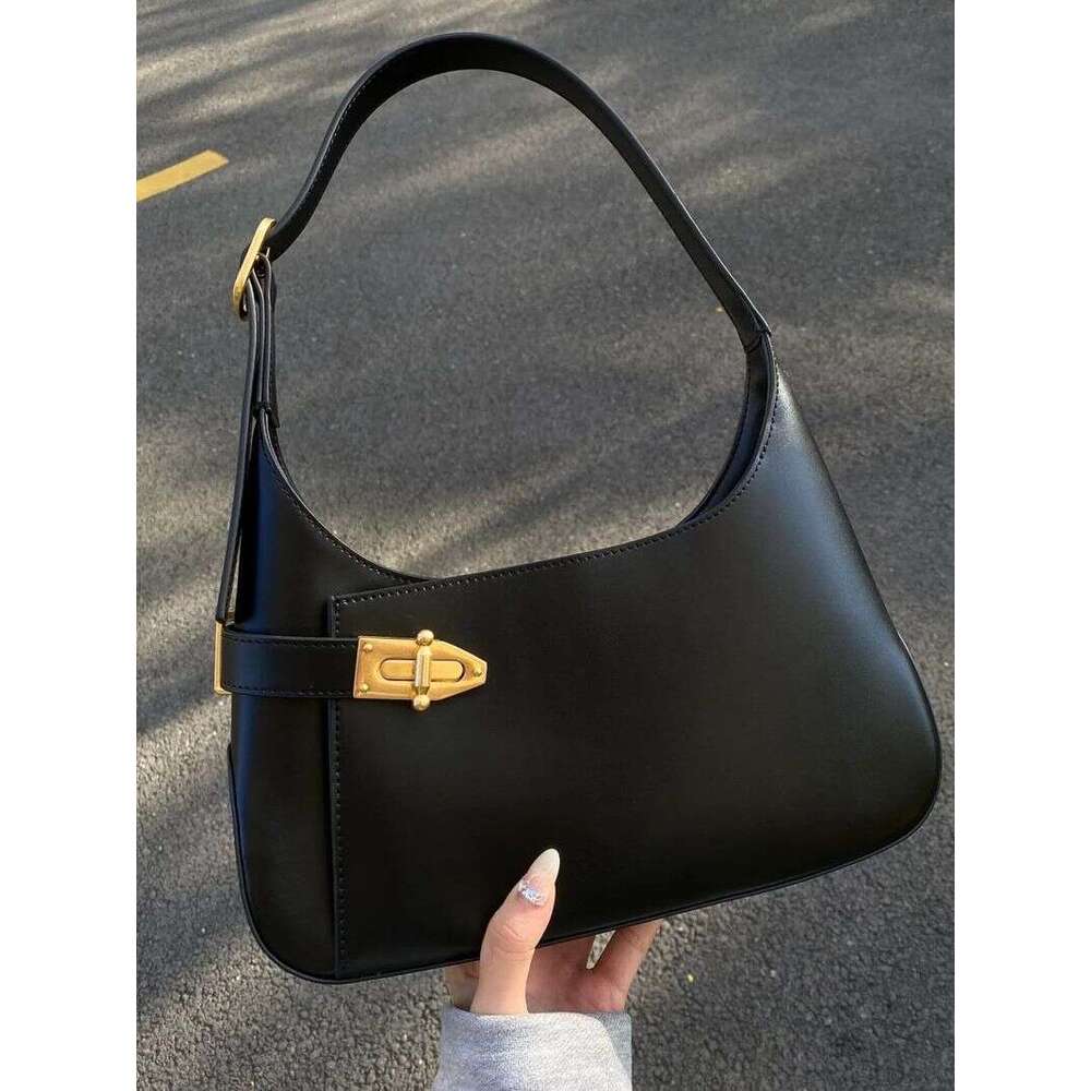 Internet Celebrity Hot Style High-end One-shoulder Armpit Bag Commuting Simple all-match casual handbag retro office worker bag