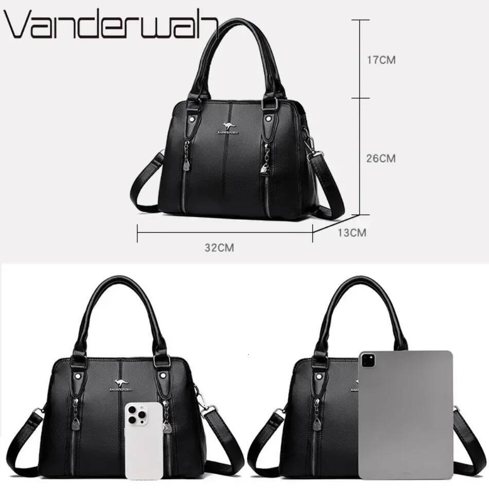 Genuine Brand Handbags Designer Casual Tote Bag High Quality Leather Shoulder Crossbody Bags For Women 2024 New