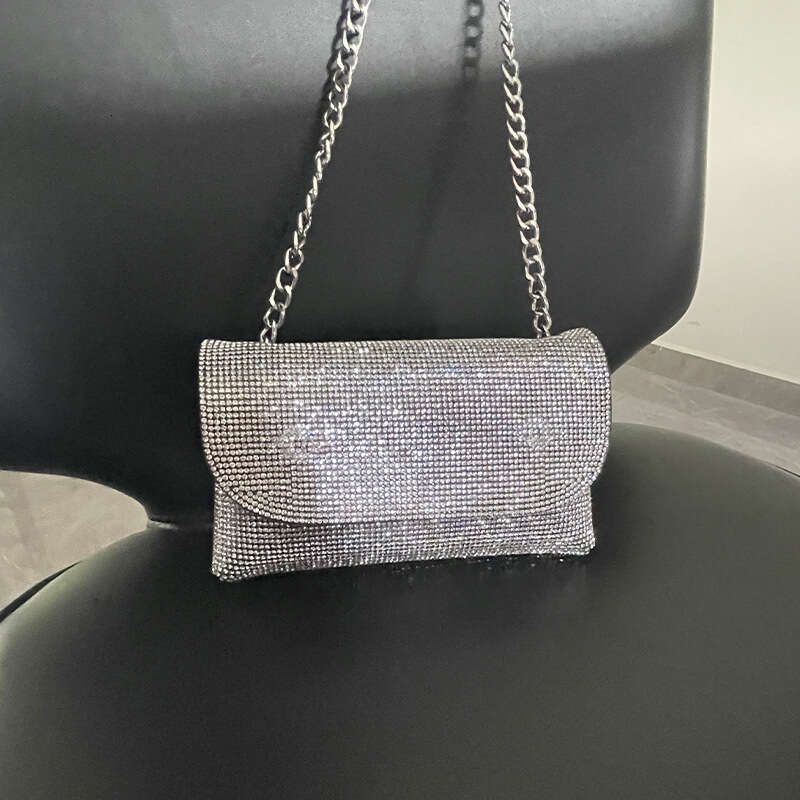 Designer Bag Tote Bag Shoulder Bag Party Sparkling Diamond Chain Single Shoulder Evening Small Square Bag Niche Mini Fashion Clutch For Women