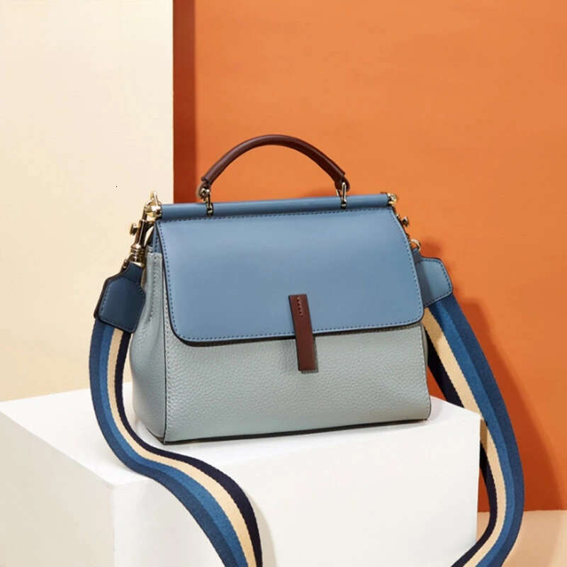 Alirattan 2025 New Summer Crossbody Fashion Shoulder Bag Women's Handbag Genuine Leather