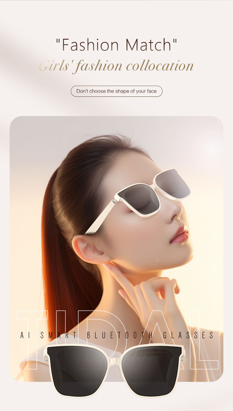 The latest multifunctional Bluetooth glasses supporting translation: fashionable and technological glasses.
