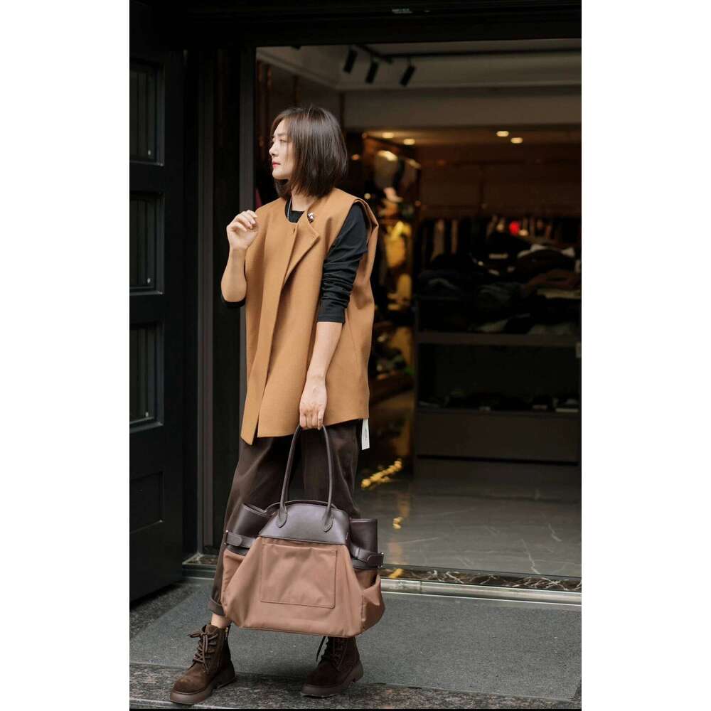 Marlo High Quality Tote Large Capacity Shoulder Soft Cowhide Casual Suede Fashion Women s Hand Bag bag