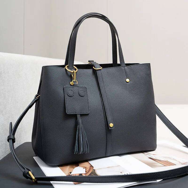 New Fashion Women Handbags Genuine Ladies Shoulder Bags Female Brand Real Natural Leather Crossbody Totebag