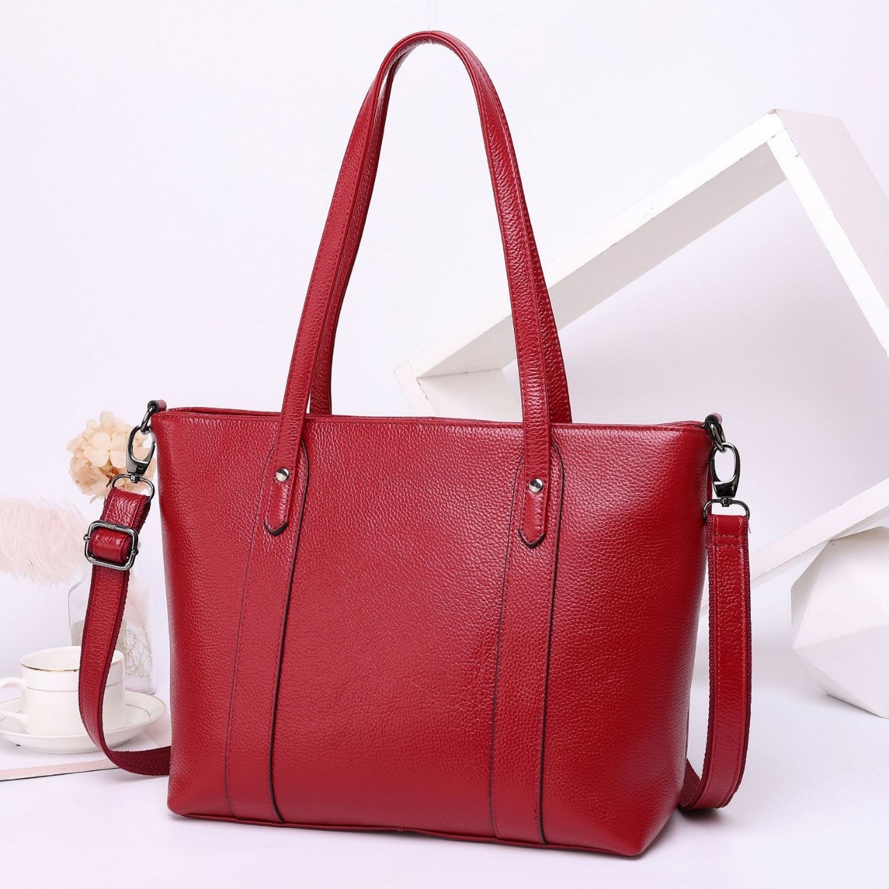 Free shipping designer Autumn Winter Top Layer Cowhide Fashion Women Bag Tote Bag Handbag Crossbody Bag Genuine Leather Large Capacity Women Shopping 