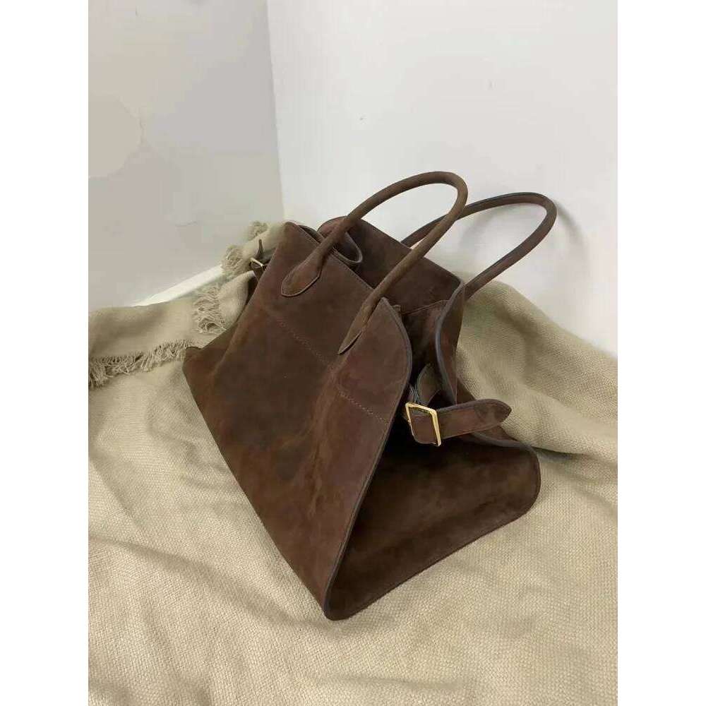 Designer Women Cow Suede Leather Totes Large Capacity Office Ladies Work Handbag Autumn New Underarm Shoulder Bag bag