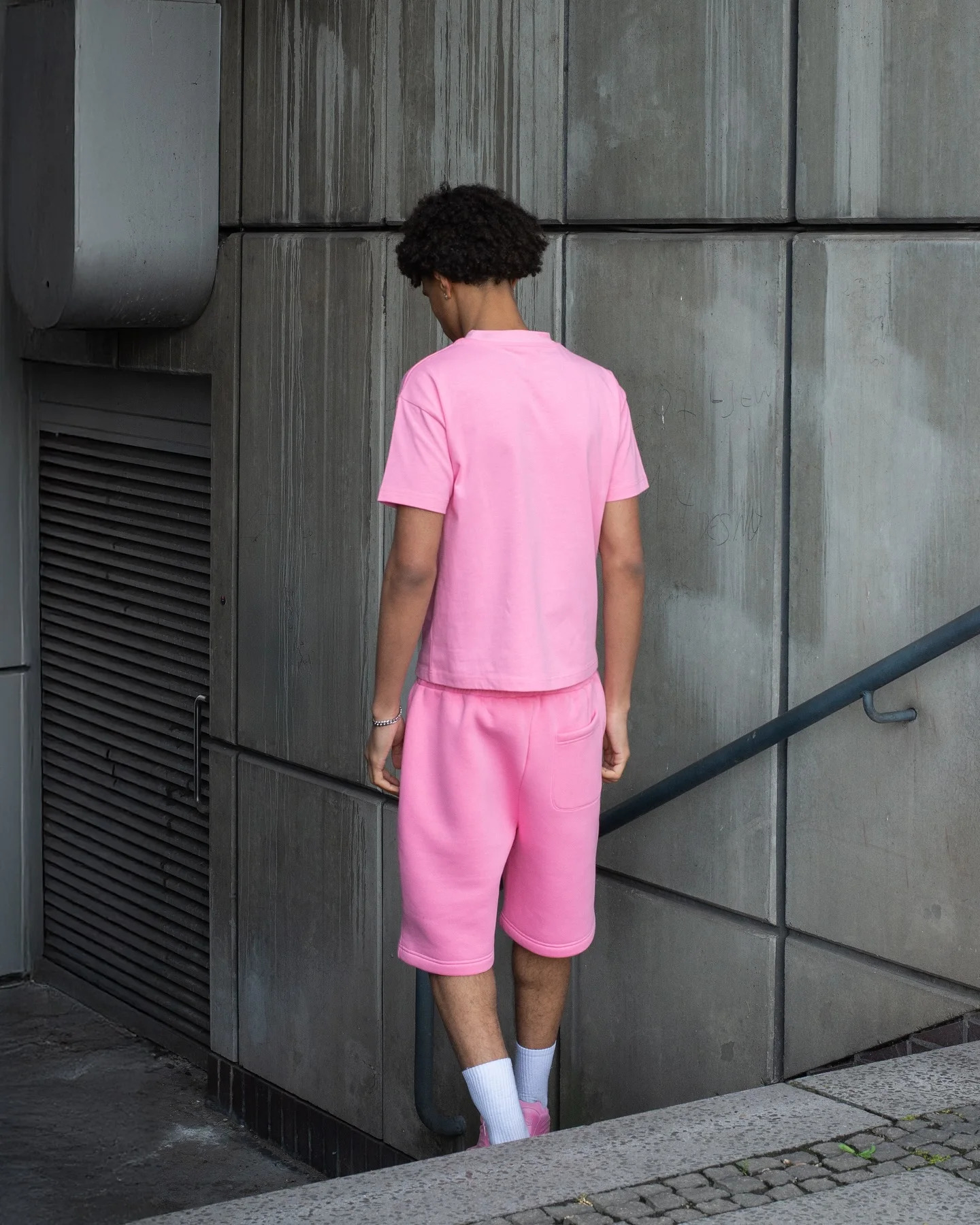 SUVENE Summer Harajuku Casual Shorts T-shirt Cotton Sportswear Two Piece Set Pocket Zipper Sports Short Sleeve Tracksuit 250819