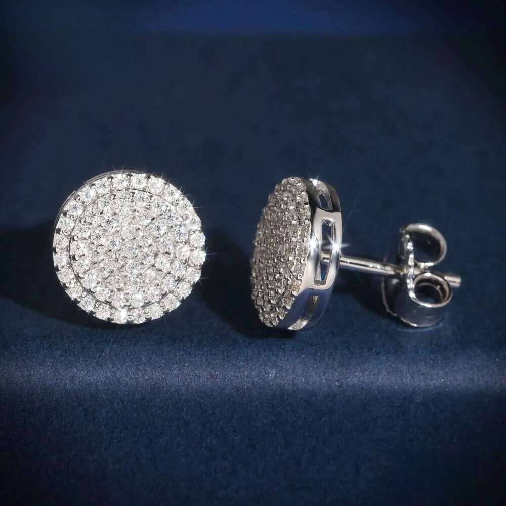 Dropshipping Dias Designs 10K Solid Gold HPHT /Moissanite Lab Grown Dia Stud Earring Fine JewelryFree of charge delivery