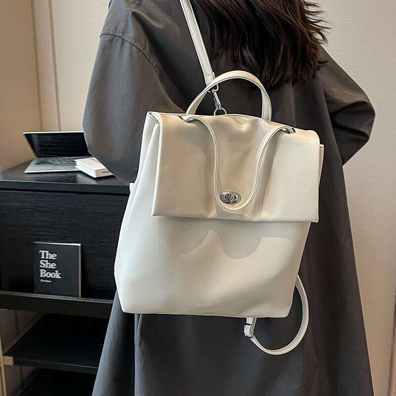 Large Capacity 2025 Spring And Summer Fashion With New Casual Multifunctional College Students Handbag Texture Backpack Travel Backpacks