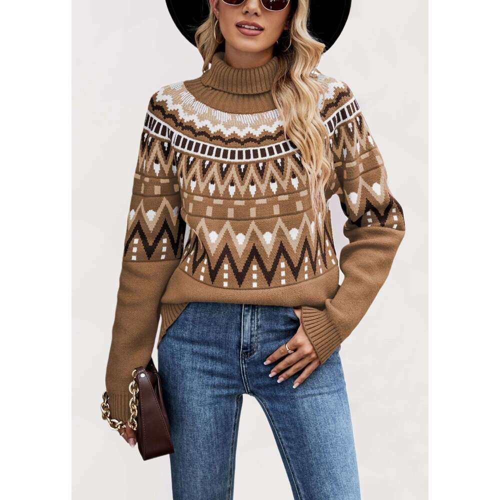 Autumn And Winter New Temu Loose Mid-Length Knitted Women's Sweater B5