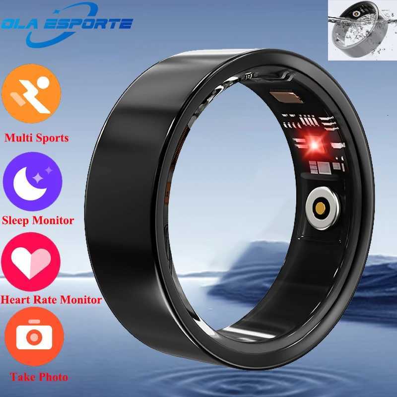 2025 For SmartRing Women Men Waterproof Health Ring Size 7-13 Sport Couple Smart Ring Tiktok Slide Control Sleep Monitor W250819
