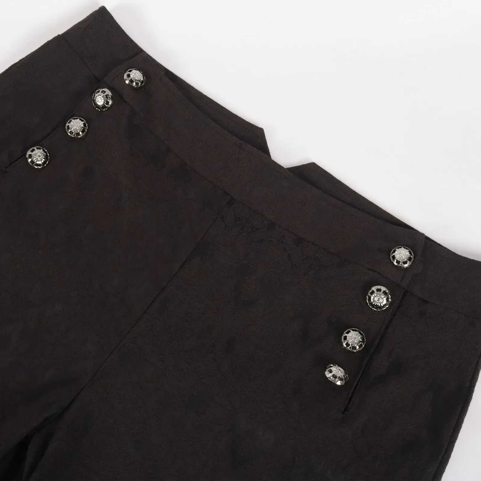 Fashion Vintage Men Medieval Steampunk Clothing Victorian Pants High Waist Cosplay Costumes Retro Casual Trousers Joggers W250819