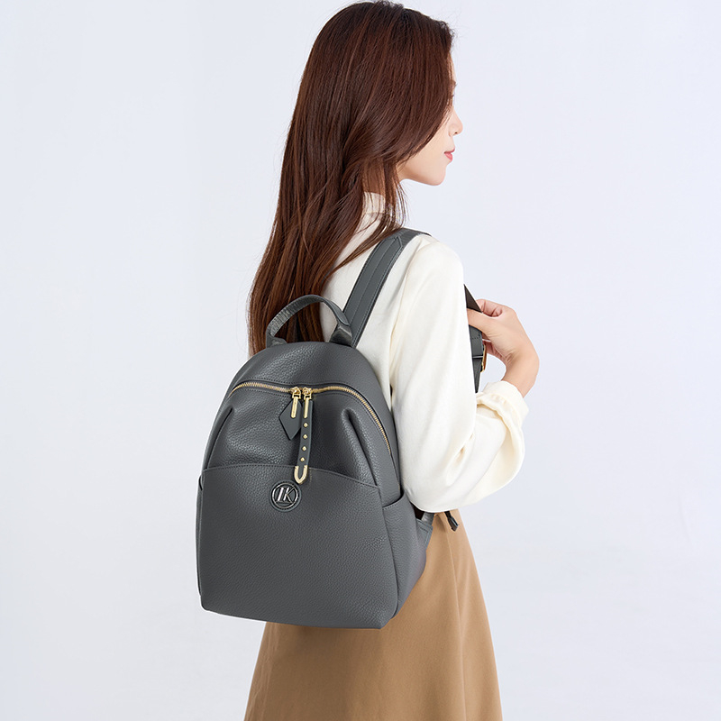 LORDLY KNACK designer bag light luxury genuine soft leather Backpack bag versatile high-quality fashion classic backpack for woman