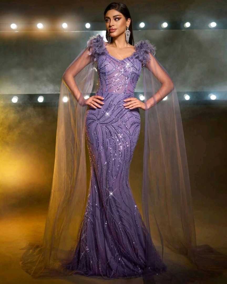 Gorgeous Evening Dresses Mermaid Strapless Sequined Beads Sleeveless Backless Prom Gowns Party Dresses Custom Made Vestidos de noche