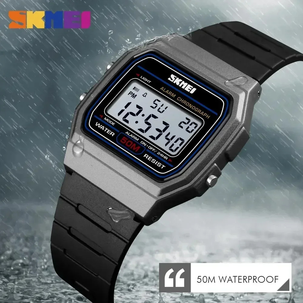 SKMEI 1412 Waterproof Display Date Week Female Wristwatch Sports Couple Watches Relogio Feminino Fashion Women Digital Watch 250819