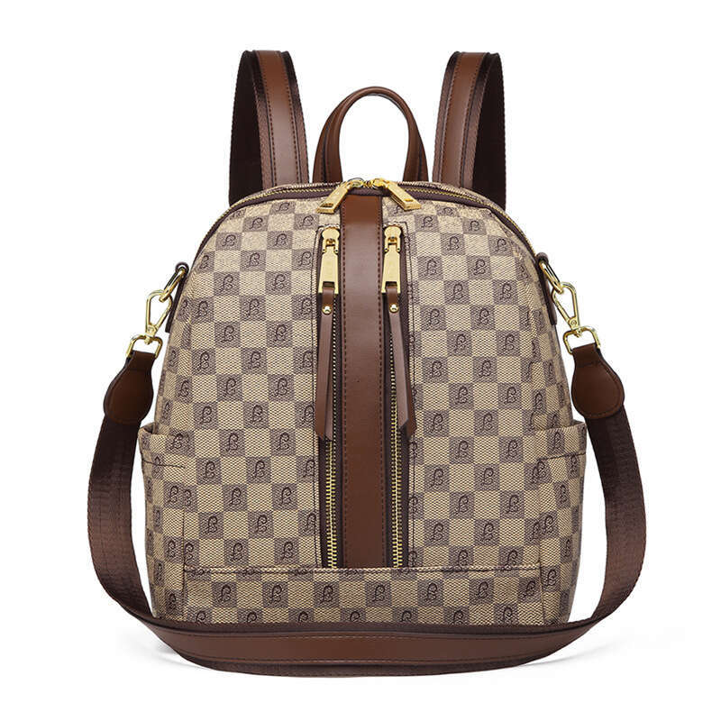 2025 New Trendy Womens Backpack School Mommy Large Capacity Travel Bag Casual Versatile Back Pack Bag