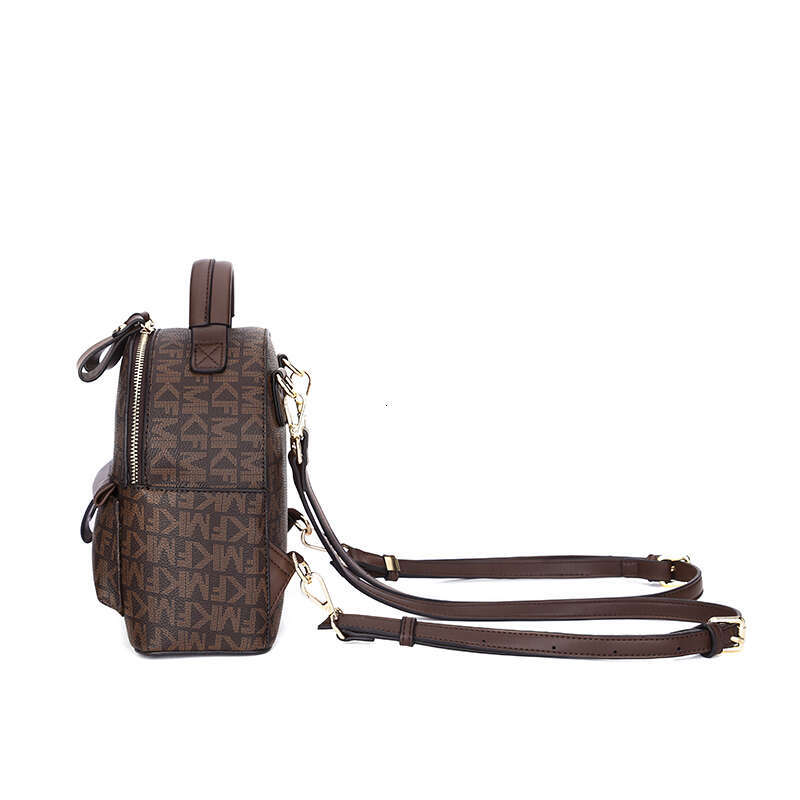 2025 free shipping women's designer women's bag white brown atmospheric simple backpack MKF new women's bag gift suitable for daily sho