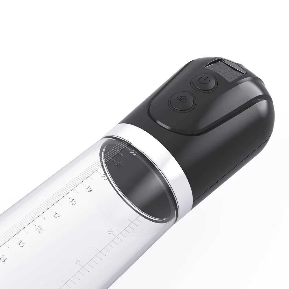 230mm Ultra-long Vacuum Pump Electric Penis Pump Male Masturbator Dick Extender Penis Enlargement Pump Trainer Sex Toy for MenXJ250819