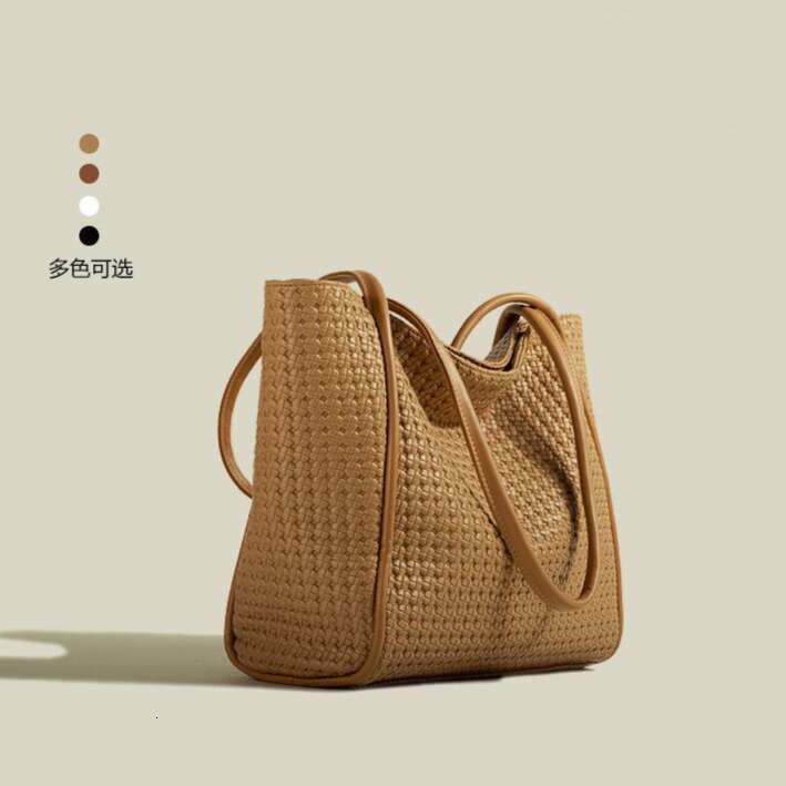 2025 New Large Capacity Women's Designer Bags Fashion Simple Shoulder Texture Class Commuting Tote Bag