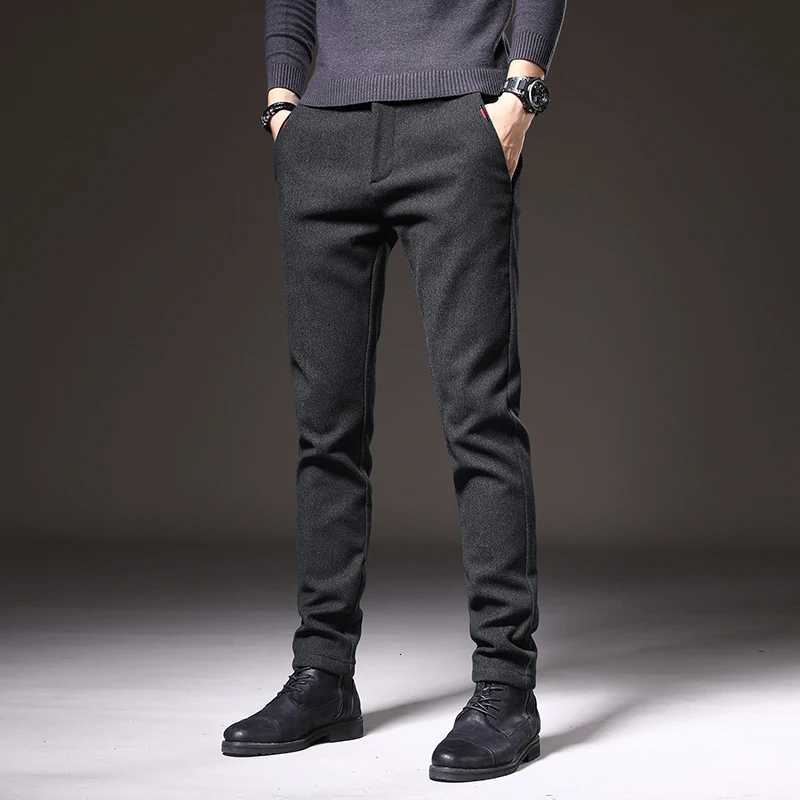 Autumn and Winter New Mens Casual Pants Slim Fit Comfortable Waist Straight Sleeve Fashion Versatile Pants W250819