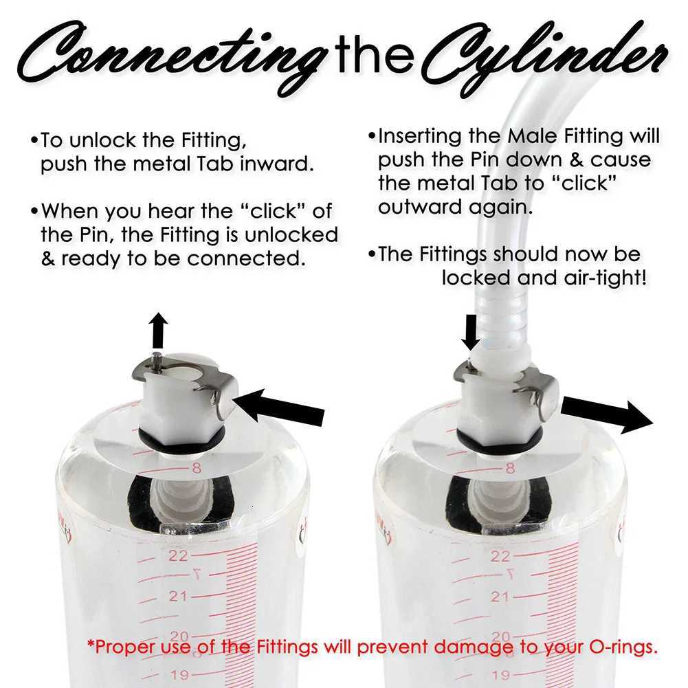 New 9in SMLXLXXL Penis Pump Acrylic Cup Accessories Sex Toy Tools Machine Penis Enlarger Enlargement Adult Sexy Toys for MenXJ250819