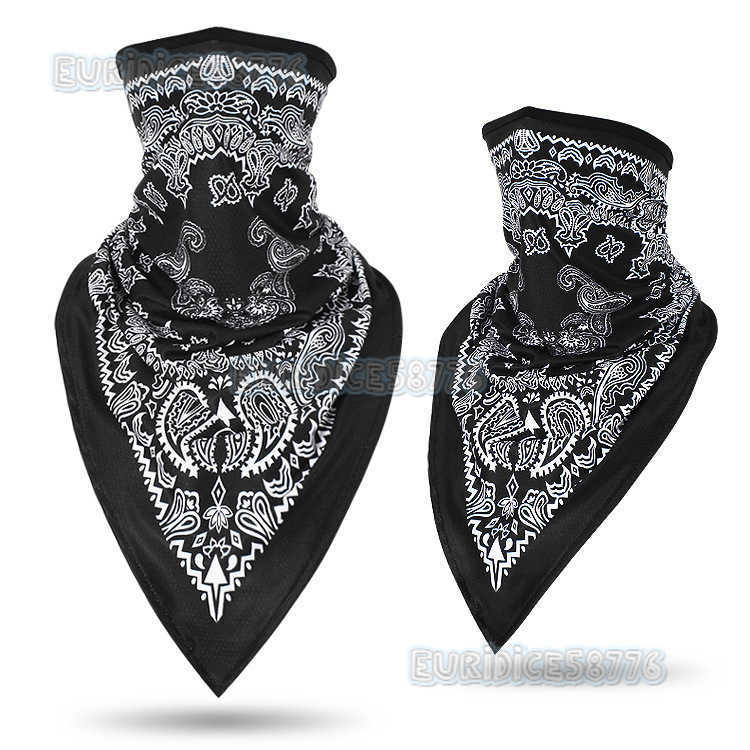 Trendy Headscarf Street Dance Fashion Paisley Mask Hip Hop Neck Gaiter Outdoor High Elasticity Pinhole Breathable Cycling H250819