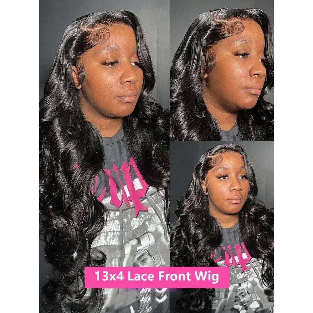 250% Body 13X6 HD Frontal Wig 100% Loose Wave 13X4 Transparent Lace Front Human Hair Wigs On Sale