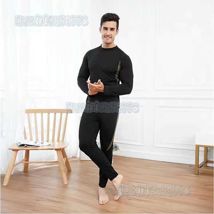 Thermal Underwear Set Russian Men and Women Fitness Training Long Sleeve Thermal Underwear Fleece Thermal Underwear H250819