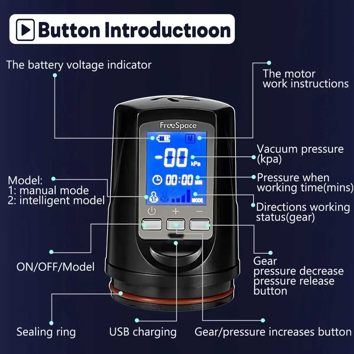 Powerful Penis Pump Male Extender Enhancement Vacuum Big Dick Trainer Enlargement Lasting Masturbation Adult Sex Toys for Men 18 XJ250819