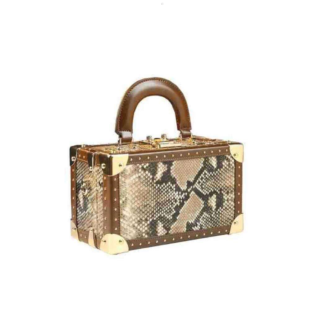 DHessentials Printed Women's Box High-Value New Light Luxury Niche Makeup Small Square Single Shoulder Crossbody Bag