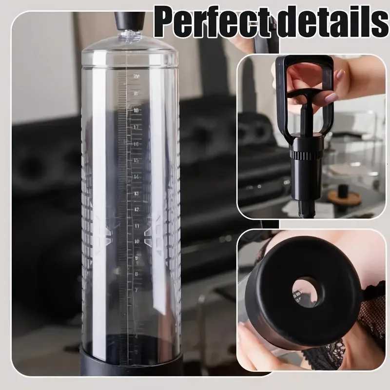 Male Cock Exercise Penis Toys Enlarge Penis Pump Penis Enlargement Extender Sleeve Penis Vacuum Pump Sex Toys For Men Enhancer XJ250819