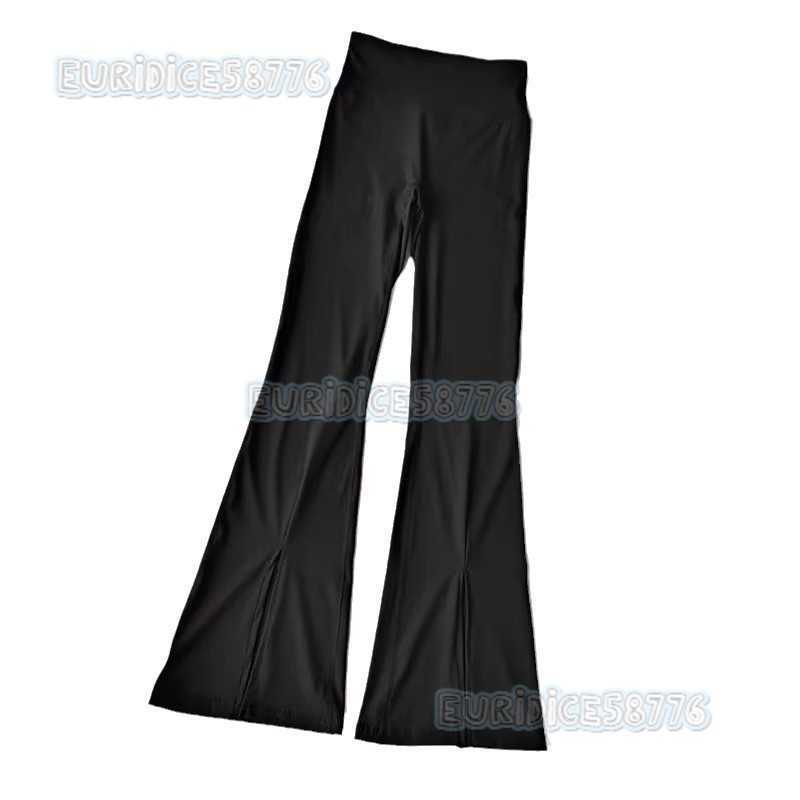New Wide-leg Yoga Pants for Women High Waist Hip-lifting Slimming Sports Pants Barely-there Feel Running Loose Flared Pants H250819