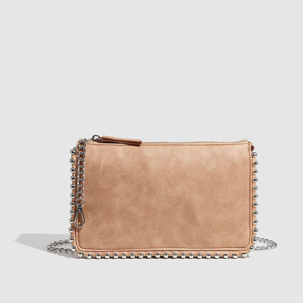 Designer Woven Beaded Small Square Fashion Single Shoulder Bags Crossbody Chain Versatile Designer Zipper Women's Bag